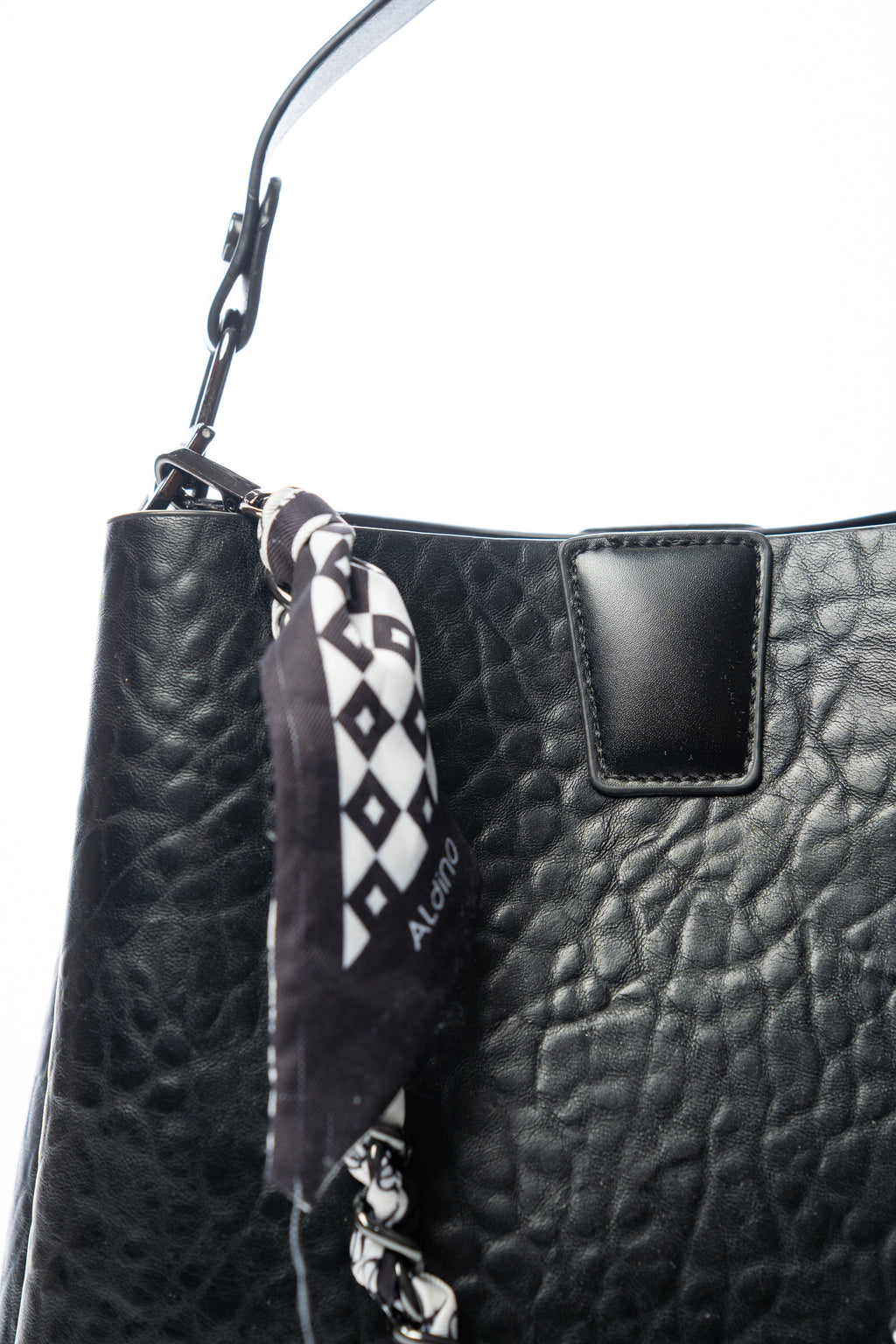 Braided Chain-Detail Tote Bag